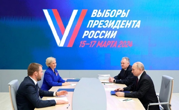 В Москве открылся предвыборный штаб Путина