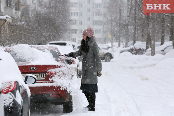 Районы Коми «перевыполнили» норму по снегу за месяц