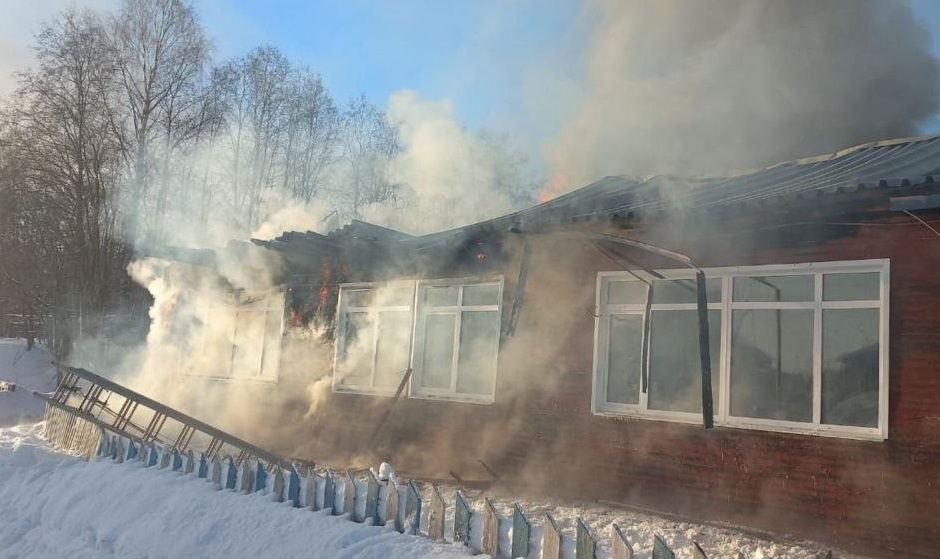 Что помогло спасти часть сгоревшей школы в селе Грива
