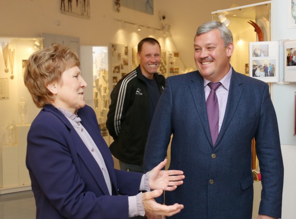 Сергей Гапликов встретился с именитыми лыжниками Республики Коми