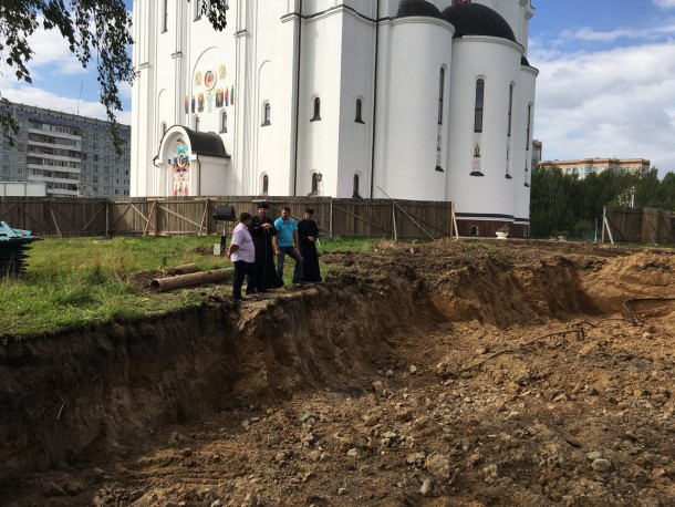 Строительство звонницы Свято-Стефановского храмового комплекса в Сыктывкаре  вступило в активную фазу